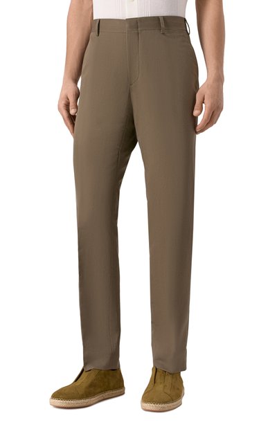 Брюки изо льна и хлопка BRIONI, арт. RPC20L-PA106, фото 3