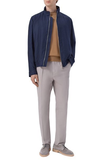 Замшевые дерби BRUNELLO CUCINELLI, арт. MZUPAIX652, фото 2