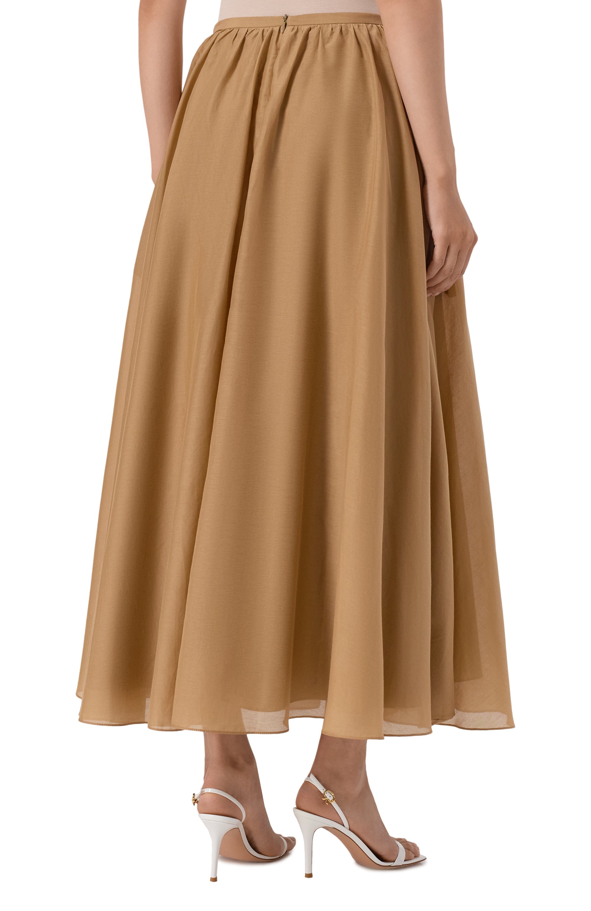 Юбка из хлопка и шелка 12 STOREEZ, арт. 132032, фото 4