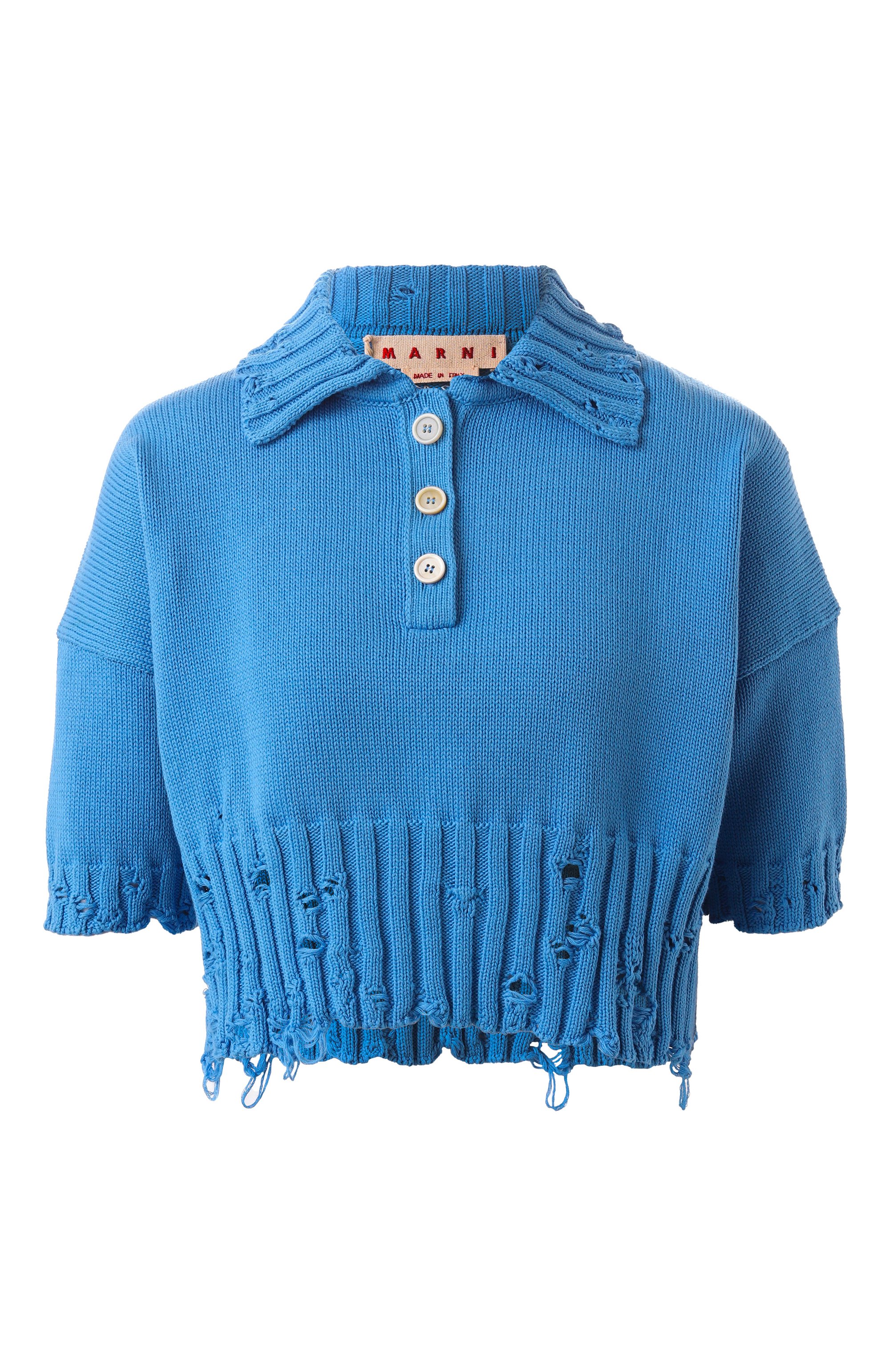 Хлопковое поло MARNI, арт. P0MD0045E0/UFC652, фото 1