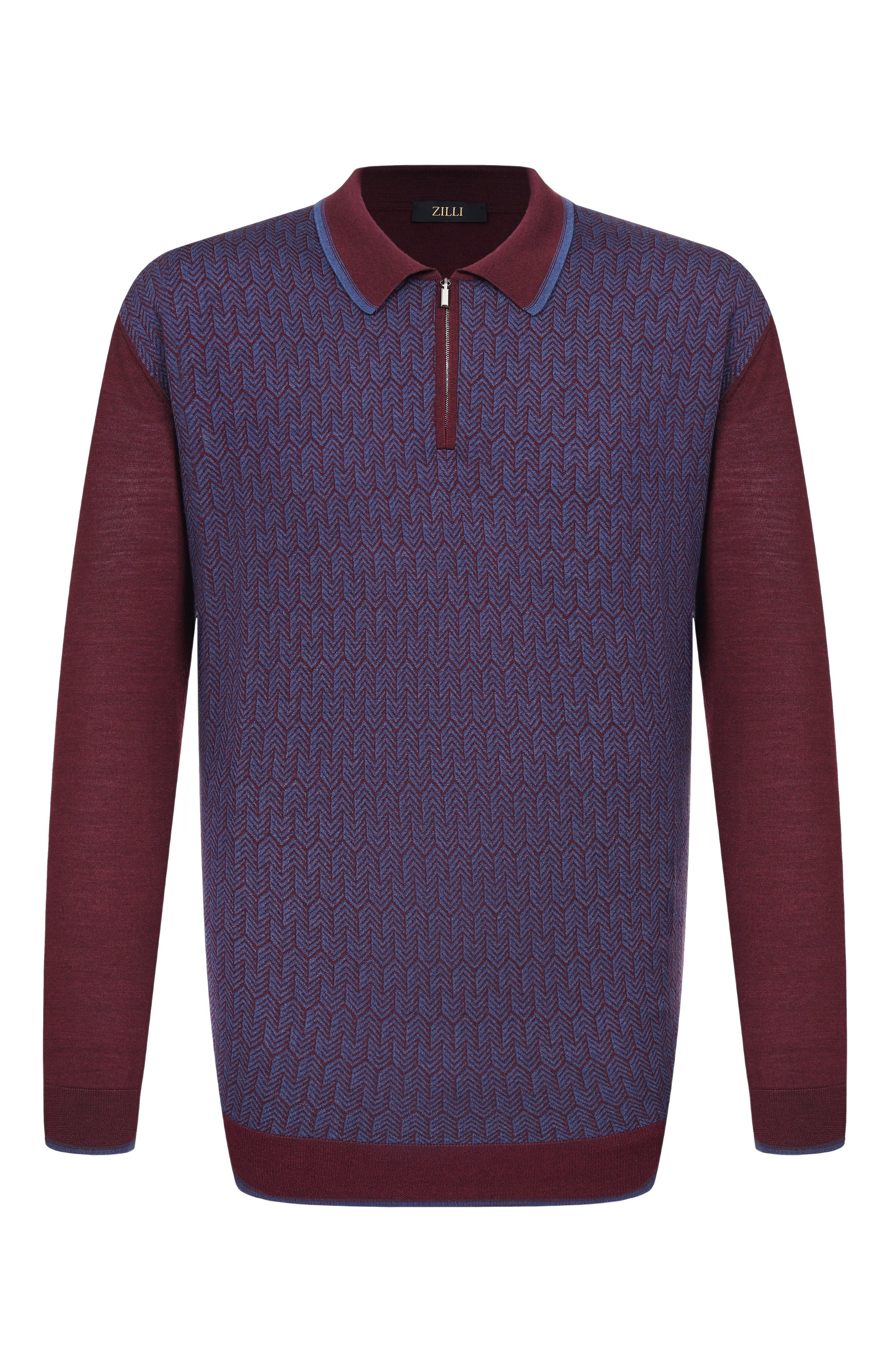 Поло из шерсти и шелка ZILLI, арт. KZP001M0230VHE001, фото 1