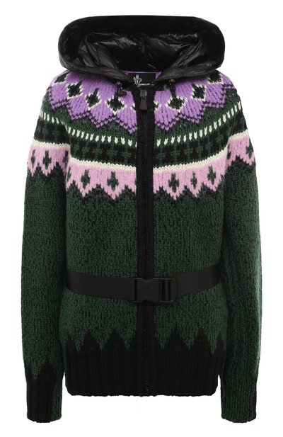 Женский комбинированный кардиган MONCLER GRENOBLE, арт. I20989B00001/M3130