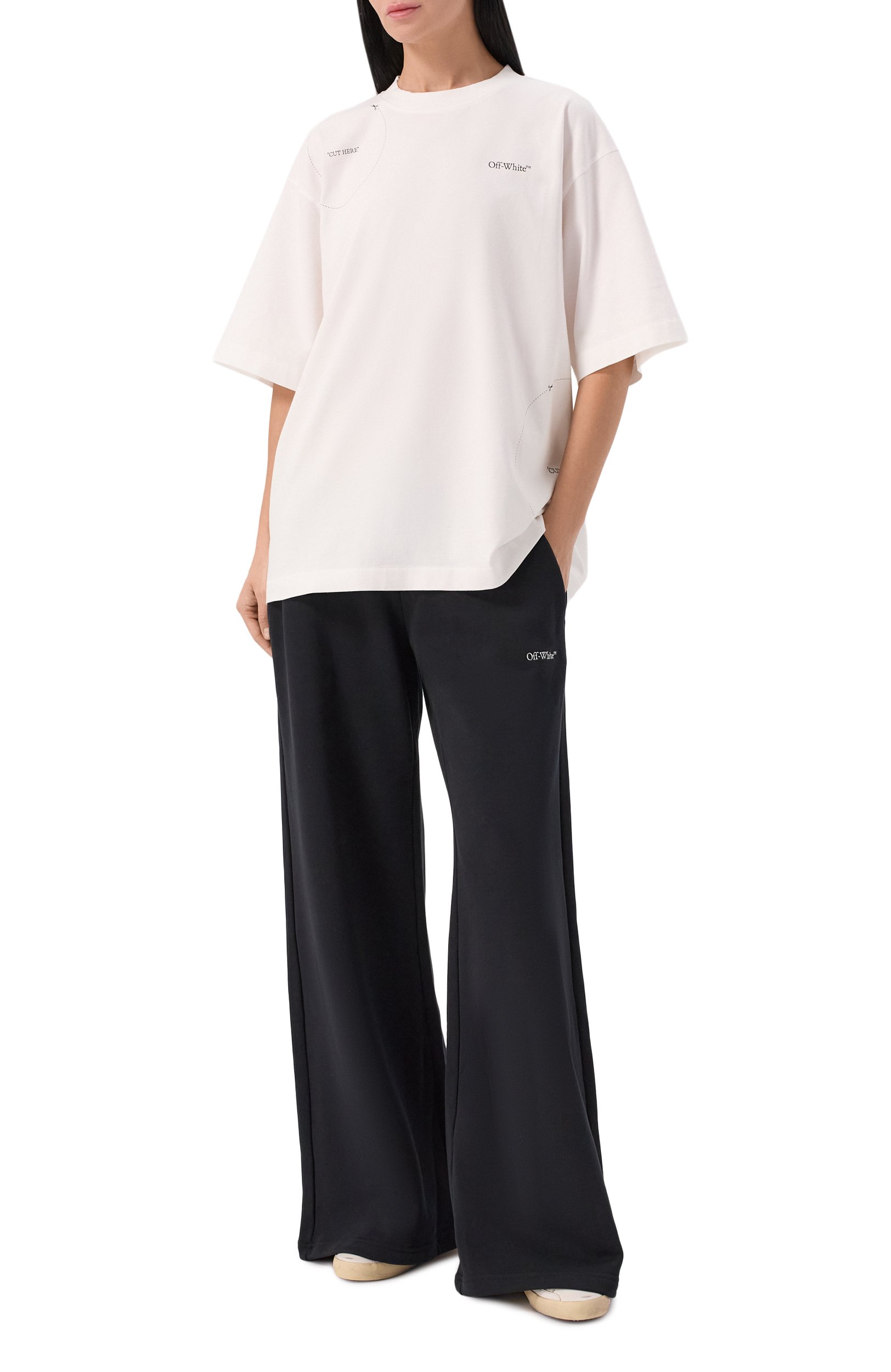 Хлопковая футболка OFF-WHITE, арт. 2FA00438T, фото 2