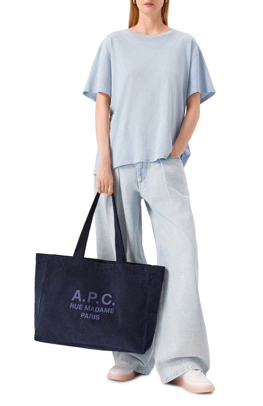 Сумка-тоут A.P.C. M61938/C0HBB Синий  M61938/C0HBB Фото 7