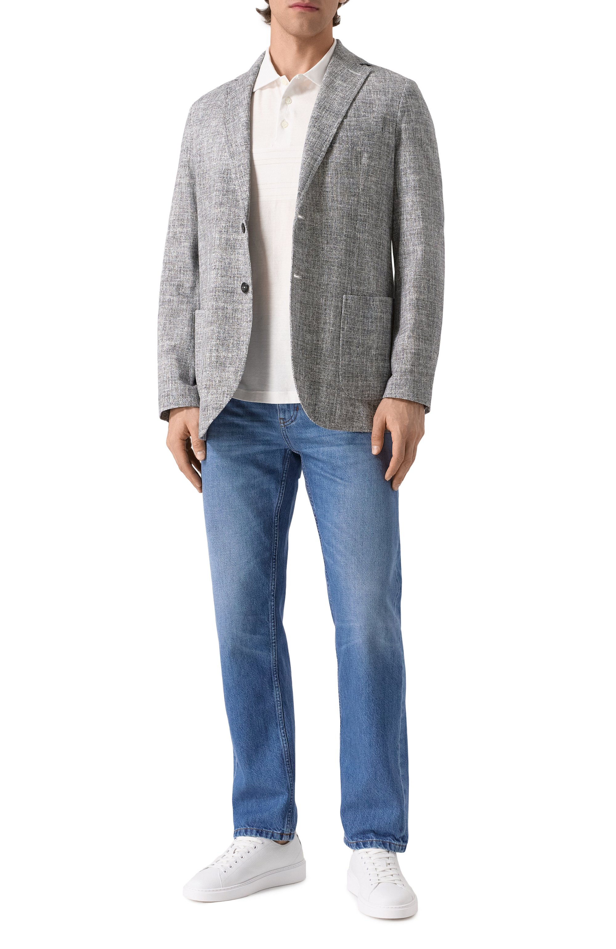 Хлопковое поло CANALI, арт. T0238/MJ02242, фото 2