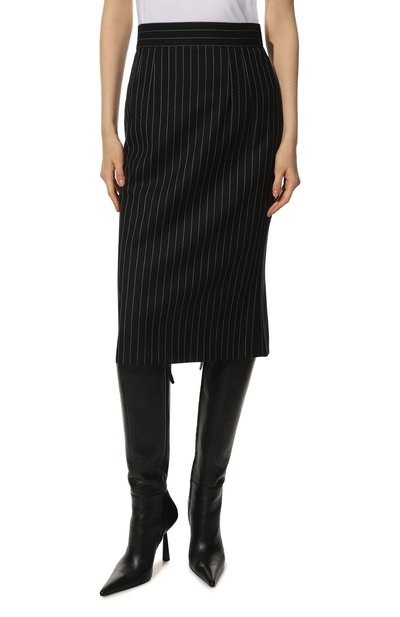 Шерстяная юбка DOLCE & GABBANA, арт. F4BMQT/FR2XI, фото 3