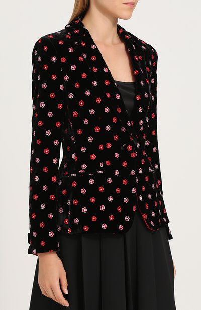 Приталенный жакет на одной пуговице с принтом GIORGIO ARMANI, арт. ZAG26T/ZA816, фото 3