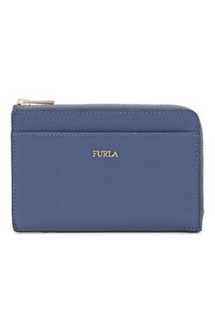 Женский кожаный футляр для кредитных карт babylon FURLA синего цвета, арт. PR75/B30 | Фото 1 (Материал: Натуральная кожа; Материал сплава: Проставлено, Проверено; Нос: Не пр�оставлено; Статус проверки: Проверено, Проверена категория)