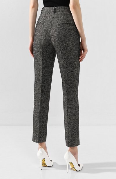 Шерстяные брюки DOLCE & GABBANA, арт. FTAM2T/FMRAX, фото 4