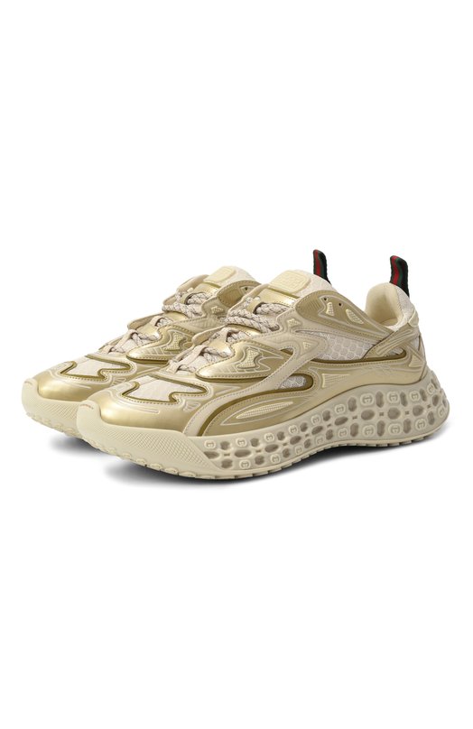 Текстильные кроссовки Cub3d Gucci 828059/FAEIV Золотой 828059/FAEIV