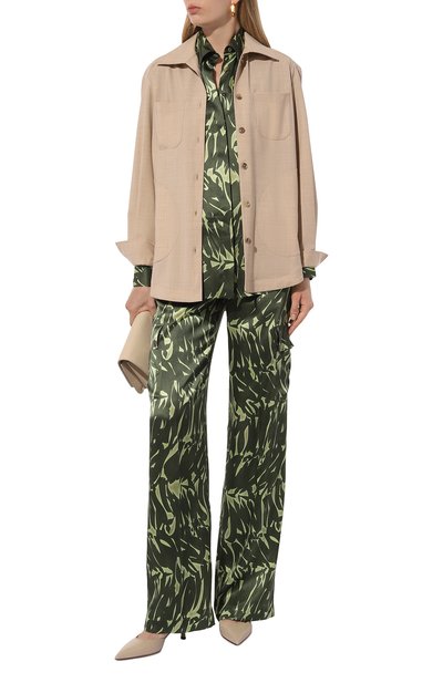 Шелковые брюки-карго KITON, арт. D57114K0978C, фото 2