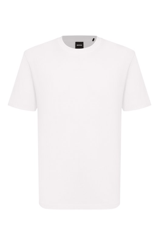 Хлопковая футболка BOSS 50555163 Белый 50555163
