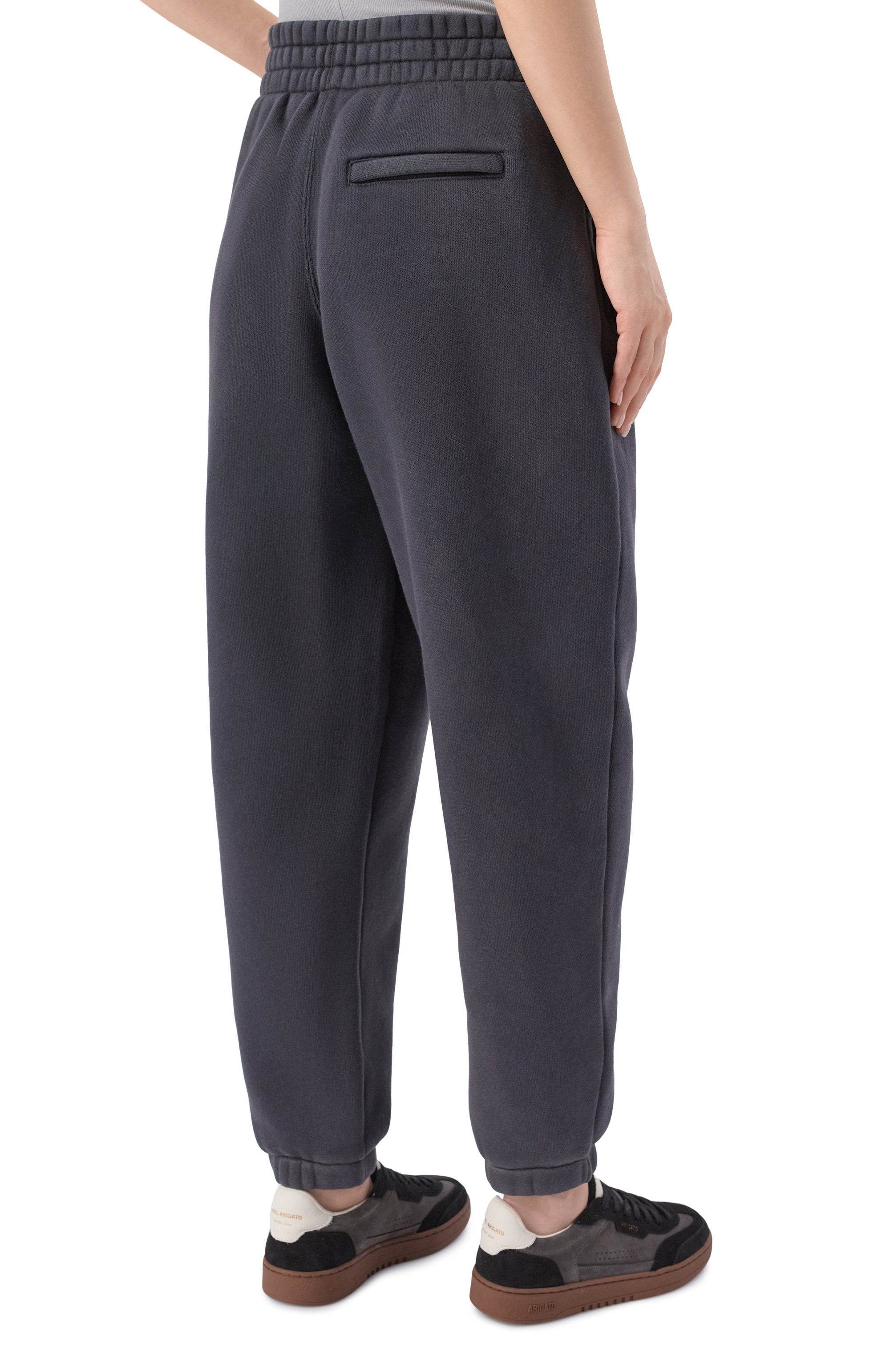 Хлопковые джоггеры ALEXANDERWANG.T темно-серого цвета по цене 58150 руб., арт. 4CC1264997, фото 4 Хлопковые джоггеры ALEXANDERWANG.T, арт. 4CC1264997, фото 4