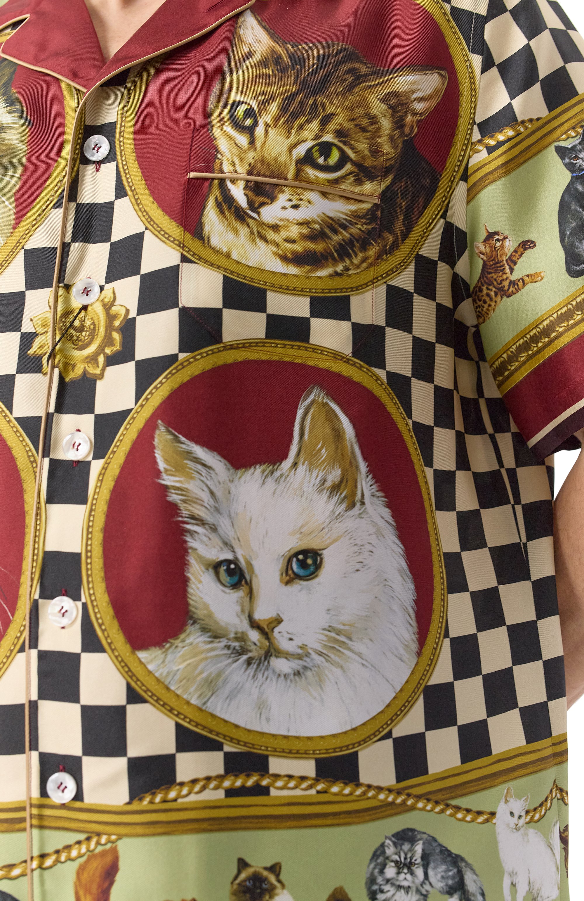 Шелковая рубашка DOLCE & GABBANA, арт. G5LH3T/HI1VV, фото 5