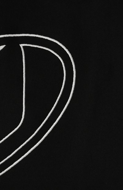 Хлопковые шорты DIESEL черного цвета по цене 15100 руб., арт. J02273/0GYCJ, фото 3 Хлопковые шорты DIESEL, арт. J02273/0GYCJ, фото 3