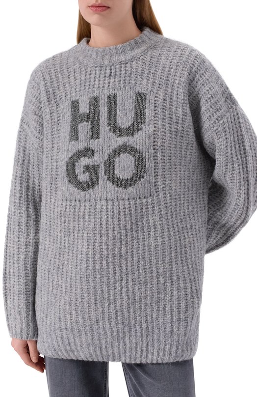 Свитер HUGO 50548245 Серый  50548245 Фото 5