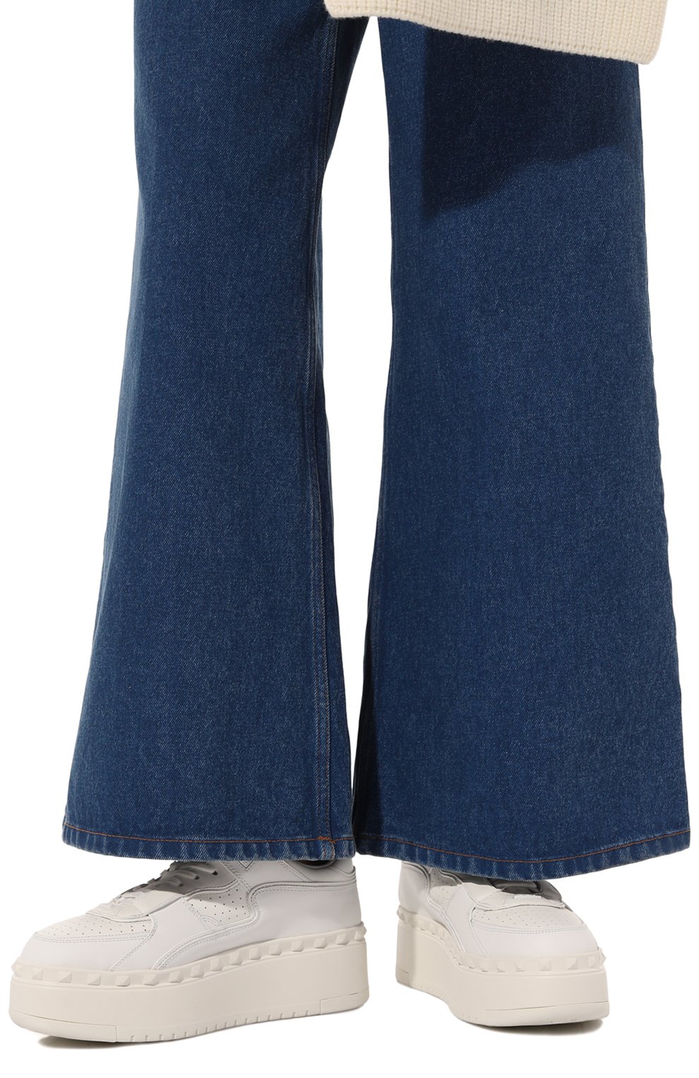 Кожаные кеды freedots xl VALENTINO, арт. 5W2S0IG5/RDG, фото 3