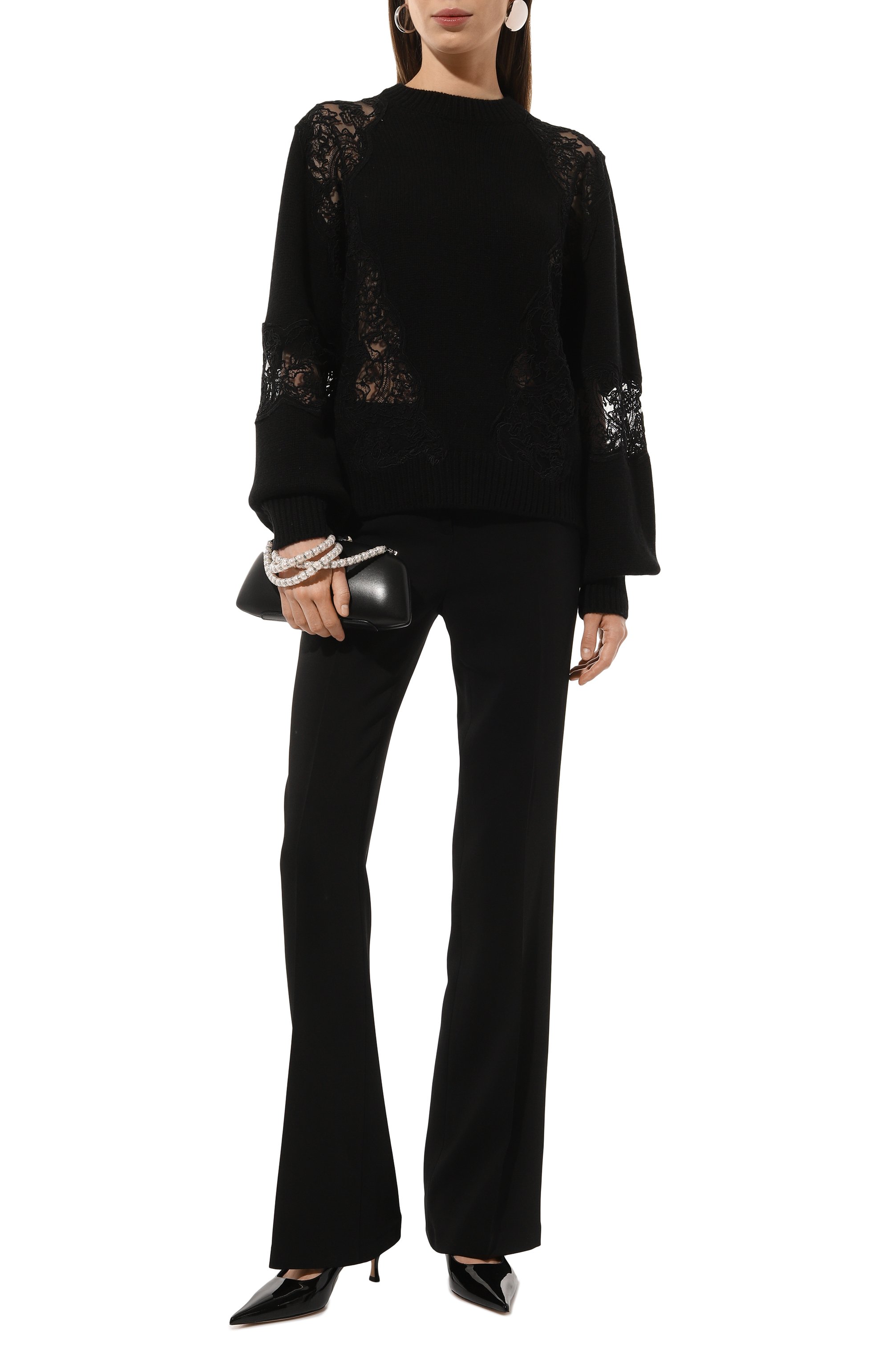 Пуловер из шерсти и кашемира ELIE SAAB, арт. T0102, фото 2