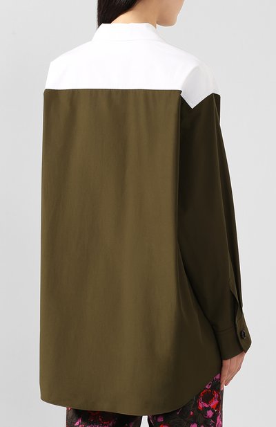 Хлопковая рубашка MARNI, арт. CAMA0272Q0/TCW64, фото 4