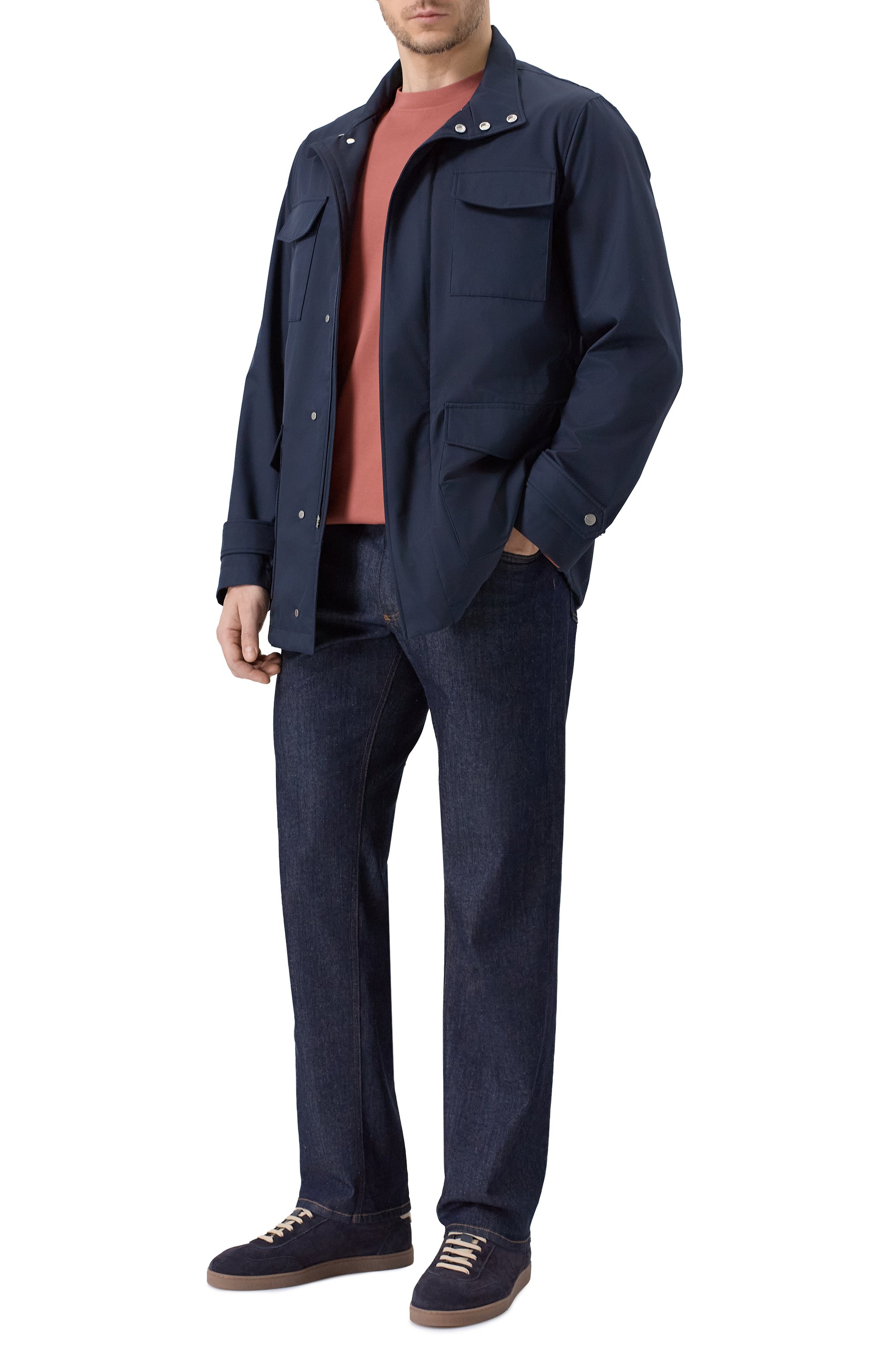 Хлопковый лонгслив BRUNELLO CUCINELLI, арт. M0B137407, фото 2