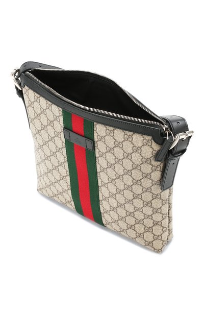 Сумка-планшет с отделкой из натуральной кожи GUCCI, арт. 387111/KHNGN, фото 4