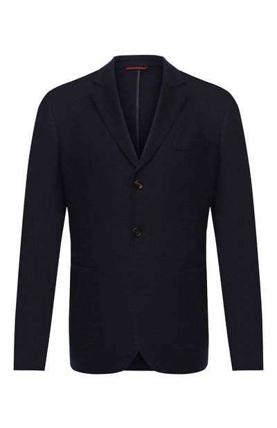 Кашемировый пиджак BRUNELLO CUCINELLI темно-синего цвета по цене 384500 руб., арт. ML8968J01, фото 1 Кашемировый пиджак BRUNELLO CUCINELLI, арт. ML8968J01, фото 1