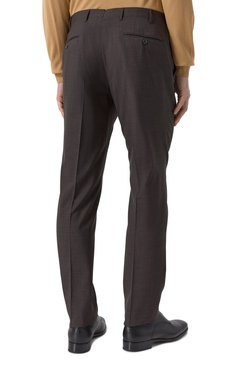 Мужской шерстяной костюм CORNELIANI темно-коричневого цвета, арт. 25X007-2518425_SET | Фото 7 (Материал сплава: Проставлено; Материал внешний: Шерсть; Драгоценные камни: Проставлено; Рукава: Длинные; Костюмы М: Однобортный; Стили: Классический)