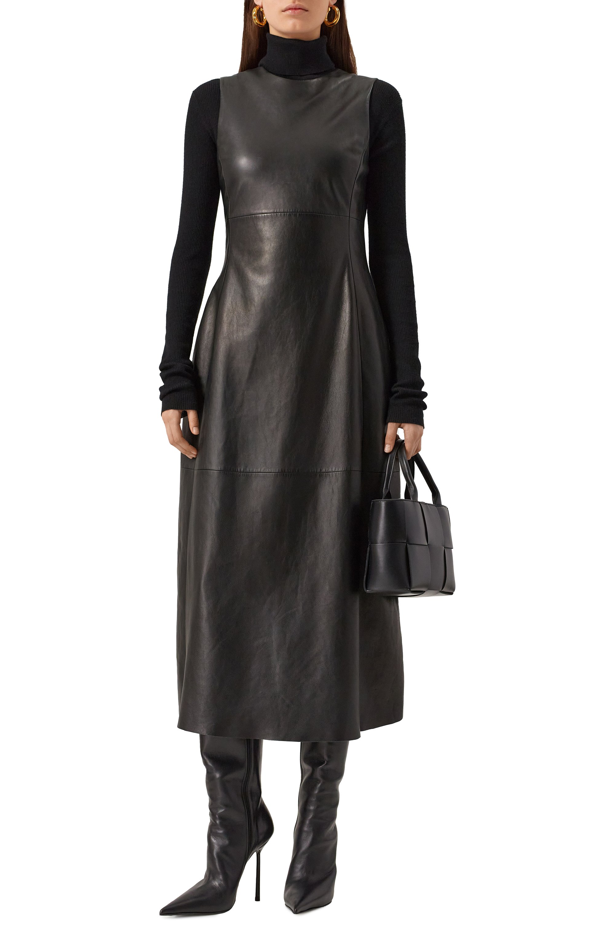 Кожаное платье MVST, арт. ZBEL-Y334-1/Z2759-2, фото 2