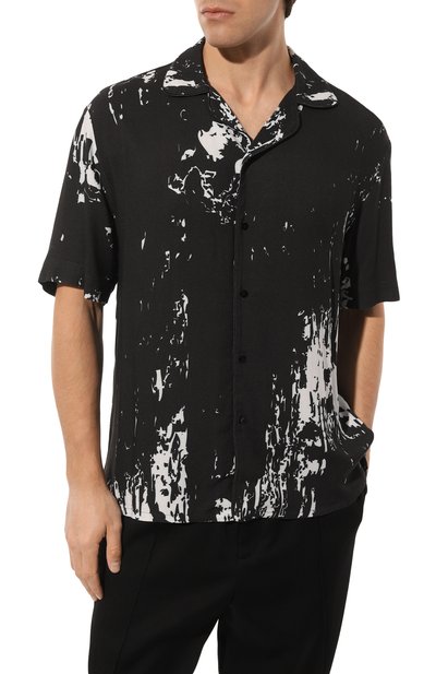 Рубашка из вискозы LIMITATO, арт. UNFINISHED CANVAS/SH0RT SLEEVE SHIRT, фото 3