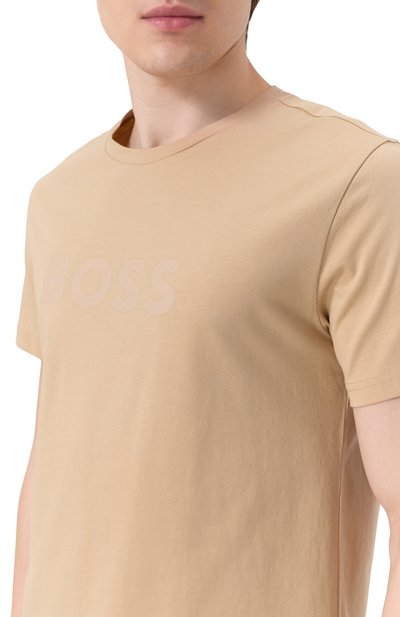 Хлопковая футболка BOSS, арт. 50503276, фото 5