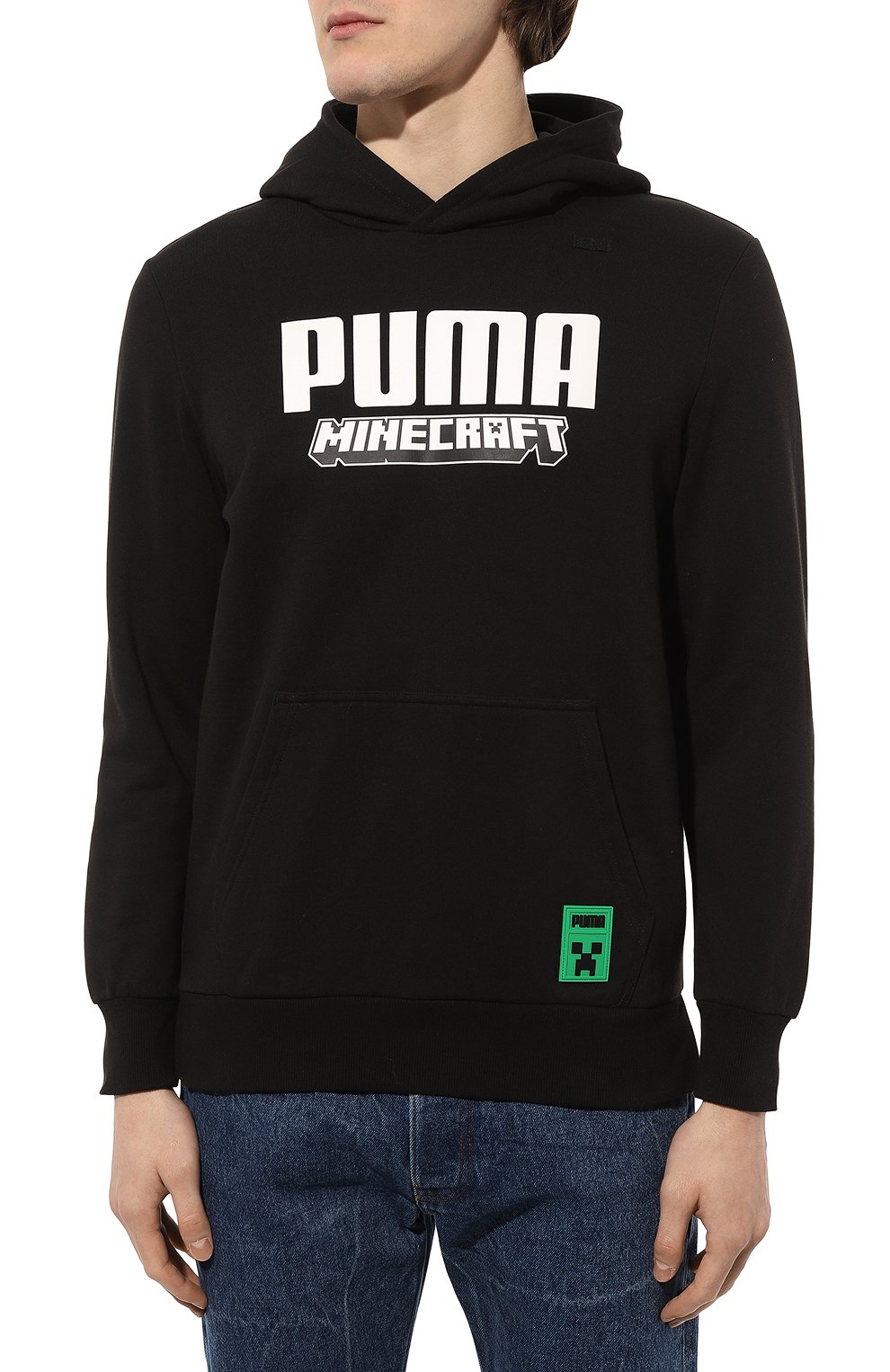 Хлопковое худи puma x minecraft PUMA, арт. 53437601, фото 3