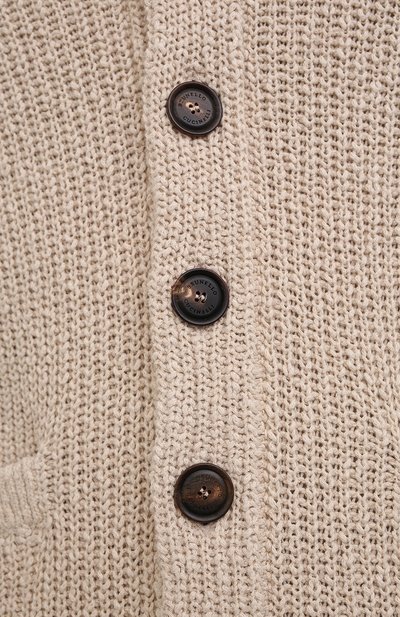Кардиган из хлопка и льна BRUNELLO CUCINELLI, арт. M2Y501816, фото 5