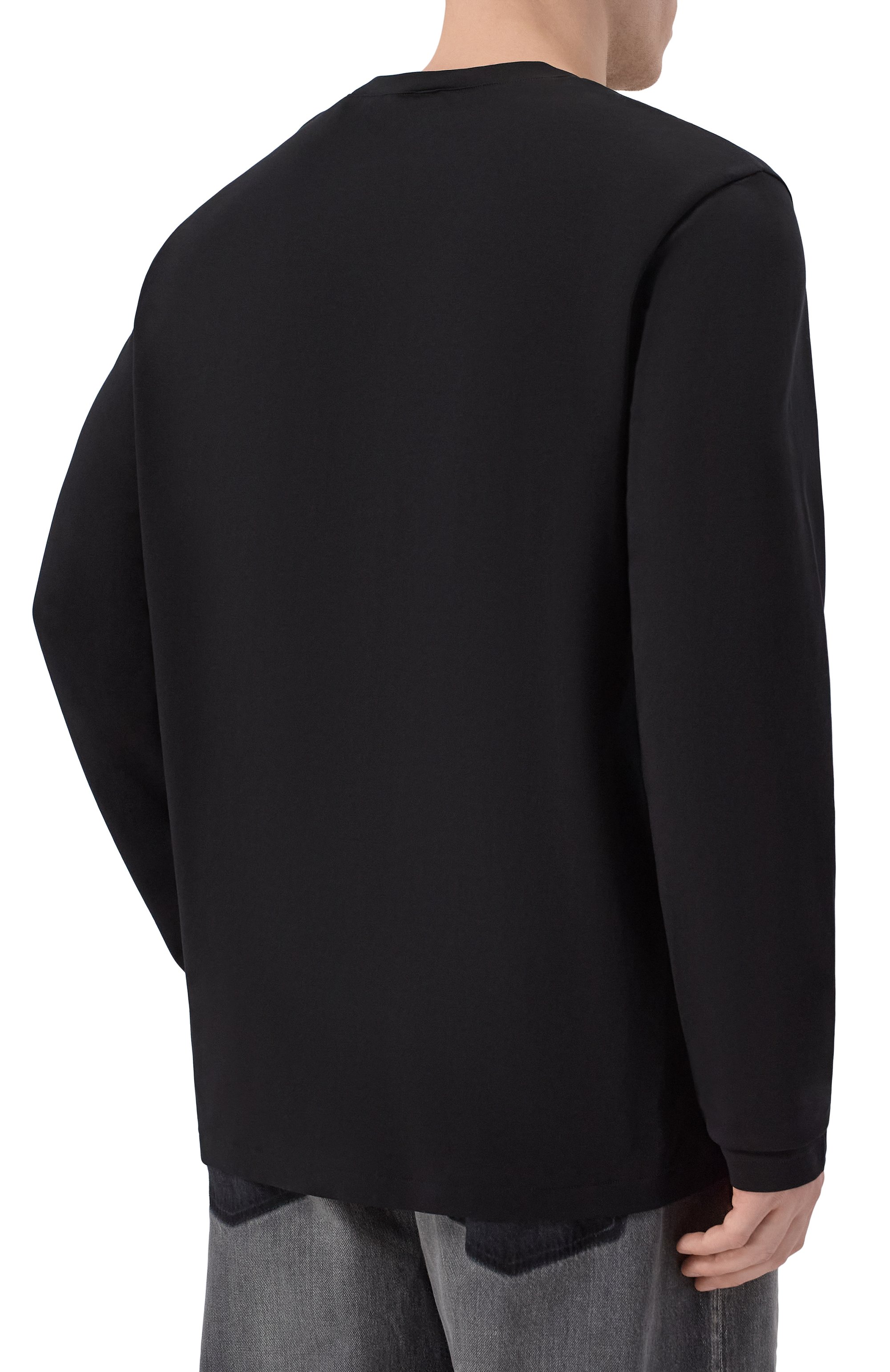 Хлопковый лонгслив ATTACHMENT, арт. AJ61-047, фото 4