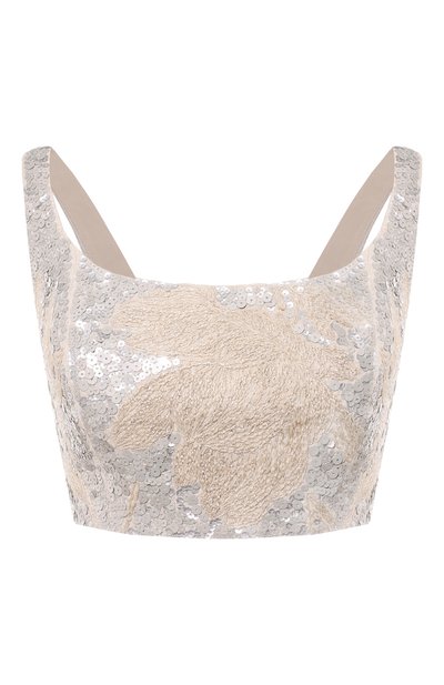 Женский льняной топ BRUNELLO CUCINELLI, арт. MB650TR17