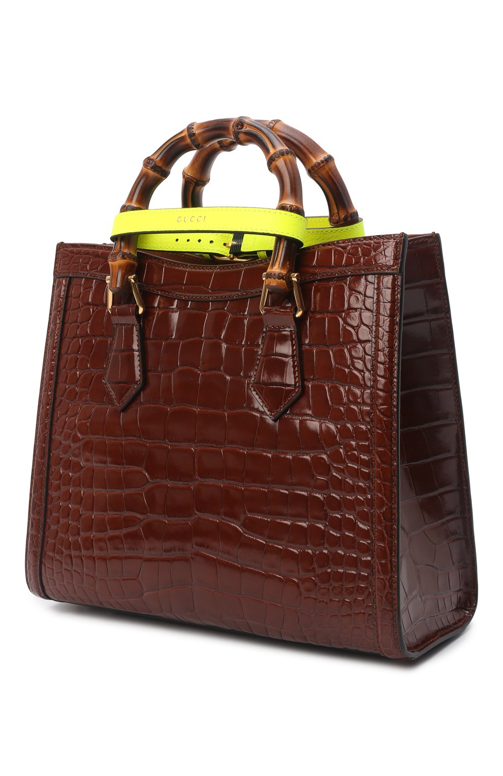 Сумка diana small из кожи аллигатора GUCCI, арт. 660195/EZINT/AMIS, фото 4
