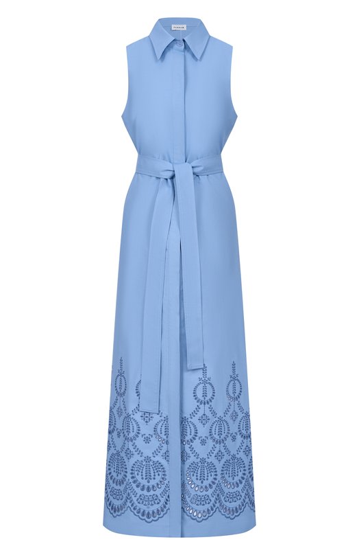 Хлопковое платье P.A.R.O.S.H. D726157/CANNES Голубой D726157/CANNES