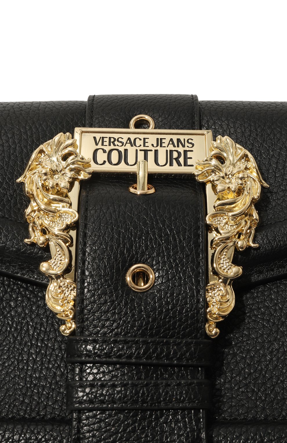 Сумка VERSACE JEANS COUTURE черного цвета по цене 22850 руб., арт. 73VA4BF1-RANGE F-C0UTURE 01. SKETCH 1/ZS413, фото 3 Сумка VERSACE JEANS COUTURE, арт. 73VA4BF1-RANGE F-C0UTURE 01. SKETCH 1/ZS413, фото 3