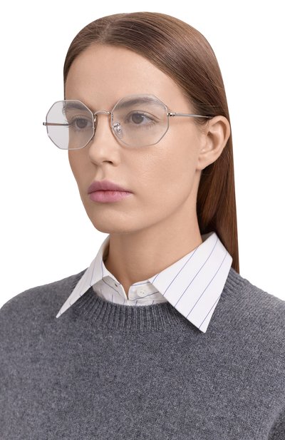 Оправа RAY-BAN серебряного цвета по цене 15650 руб., арт. 1972V-2501 54, фото 3 Оправа RAY-BAN, арт. 1972V-2501 54, фото 3