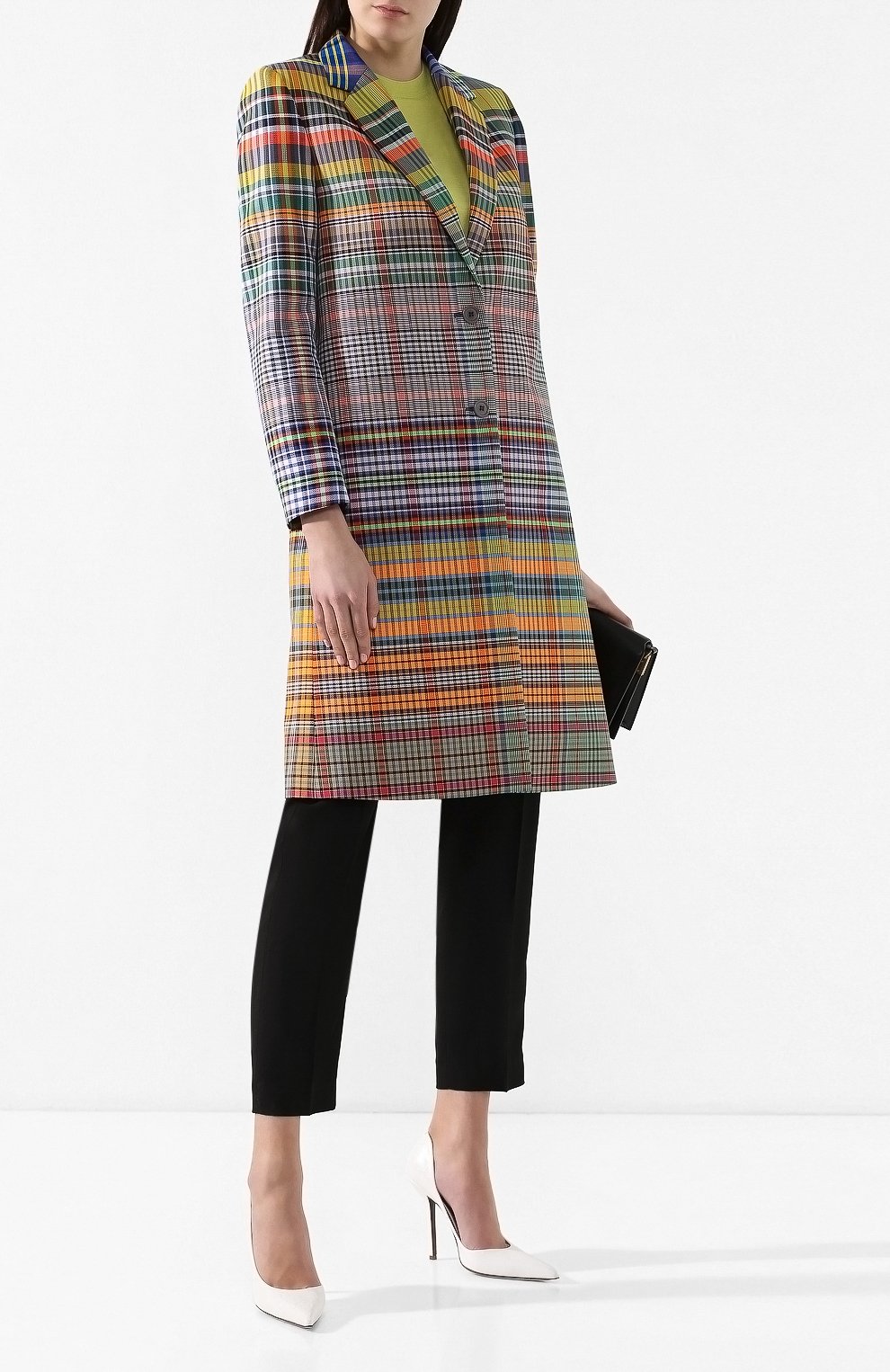 Пальто в клетку DRIES VAN NOTEN, арт. 191-10222-7041, фото 2