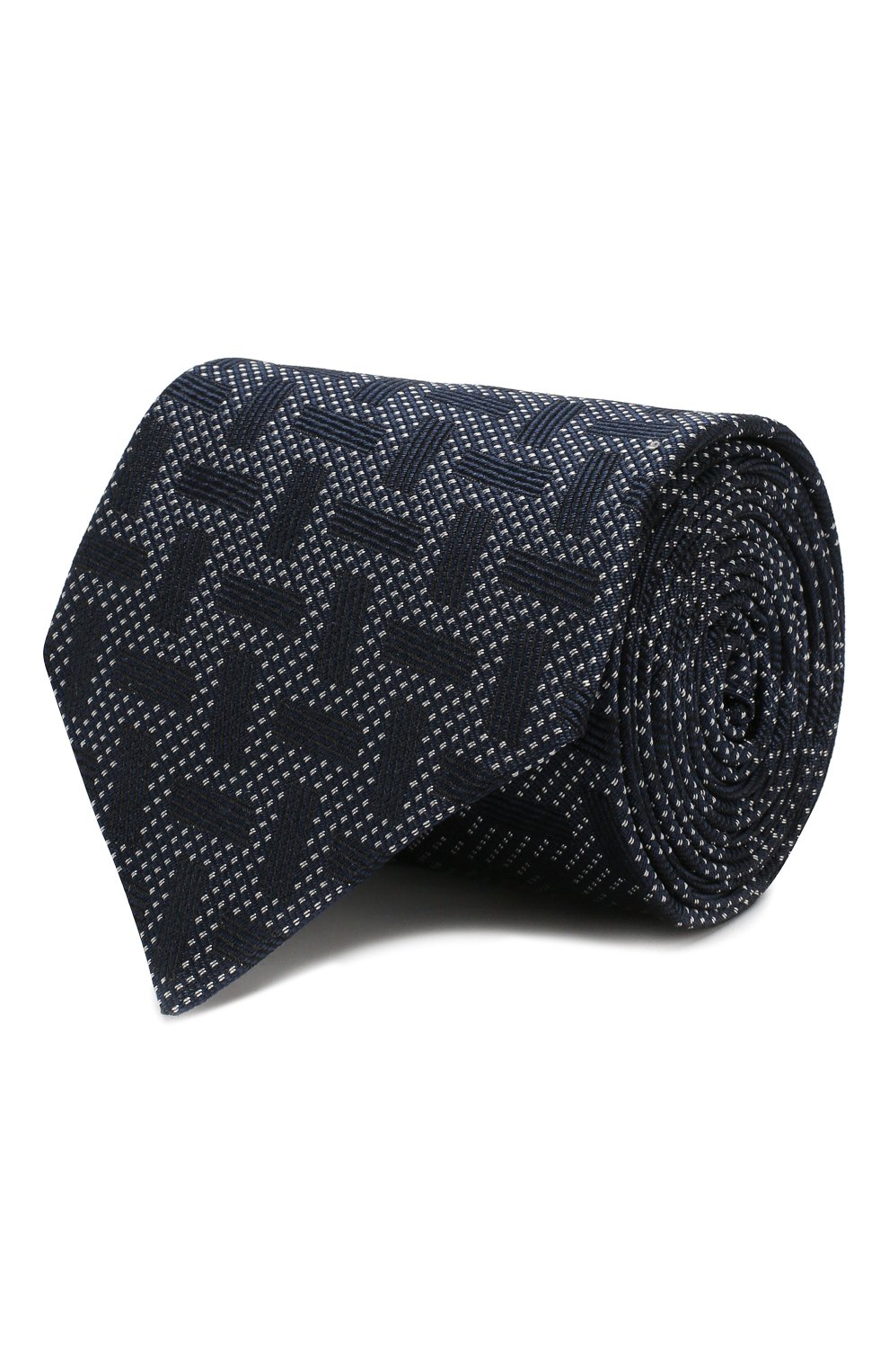 Шелковый галстук GIORGIO ARMANI синего цвета по цене 19300 руб., арт. 360054/9A940, фото 1 Шелковый галстук GIORGIO ARMANI, арт. 360054/9A940, фото 1