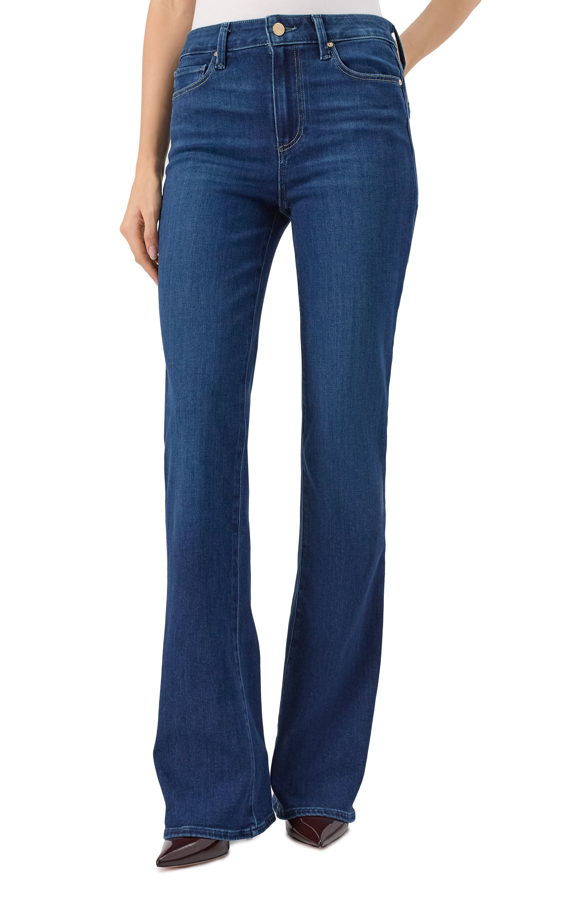 Джинсы laurel canyon PAIGE темно-синего цвета по цене 42400 руб., арт. 1I10F72-C609, фото 3 Джинсы laurel canyon PAIGE, арт. 1I10F72-C609, фото 3