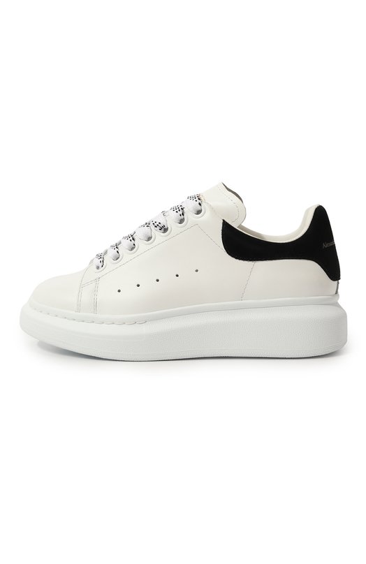 Кожаные кеды Oversized Alexander McQueen 553770/WHGР7 Белый  553770/WHGР7 Фото 2