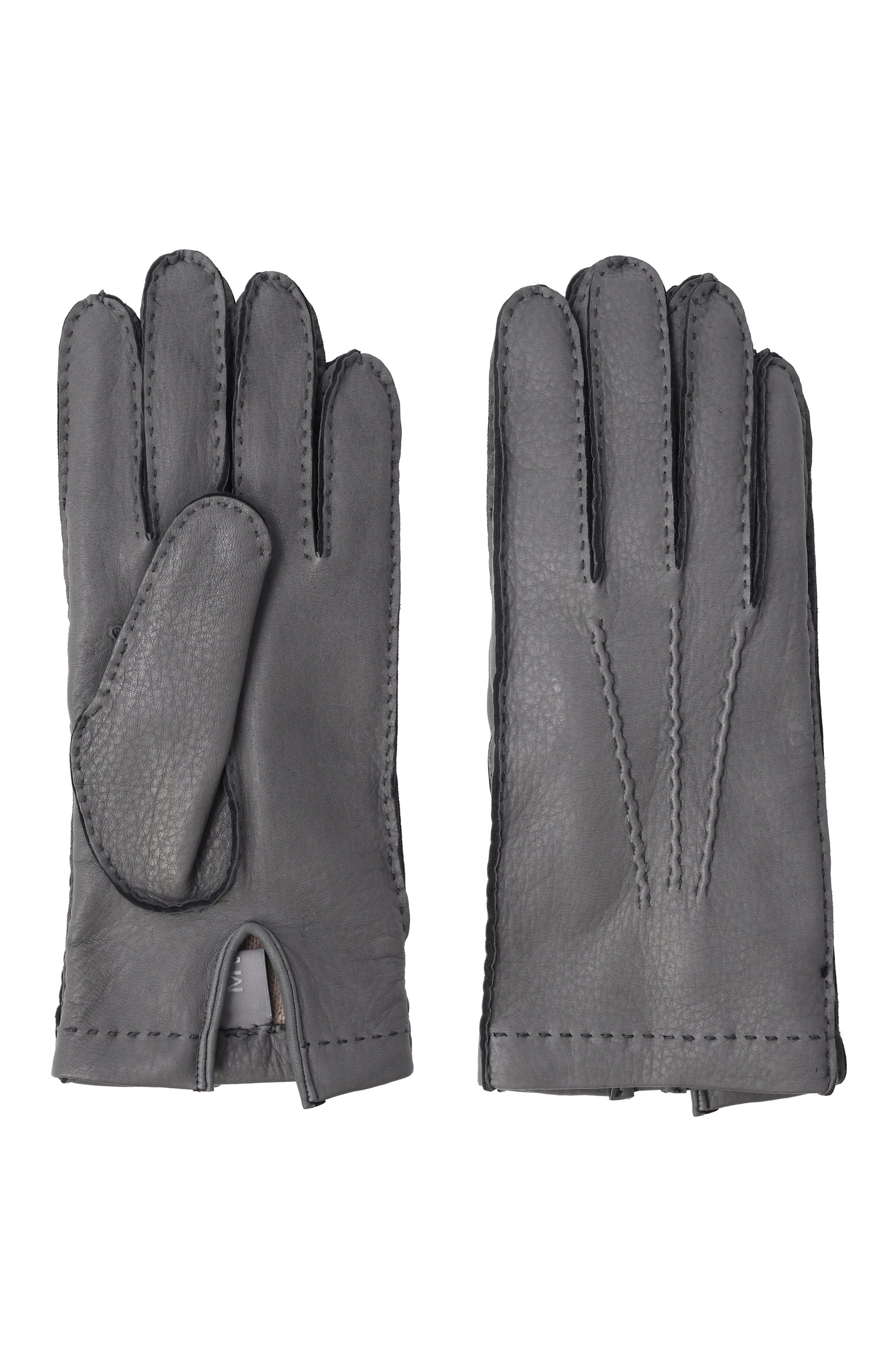 Кожаные перчатки MVST, арт. SG02/321BM 0110/DEER CASH LINED, фото 2