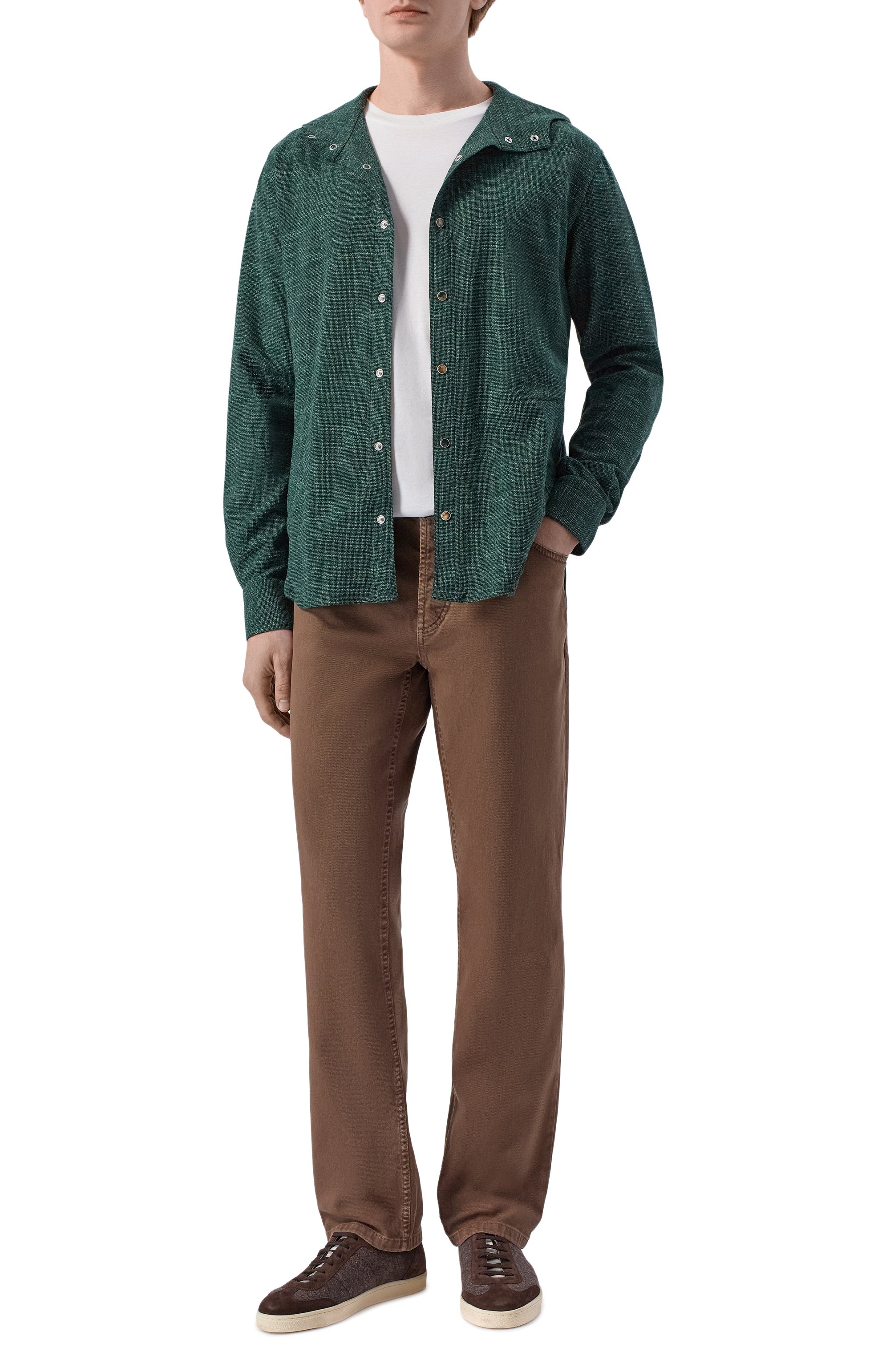 Рубашка из шерсти и шелка KITON, арт. UMCMARK0615E08, фото 2