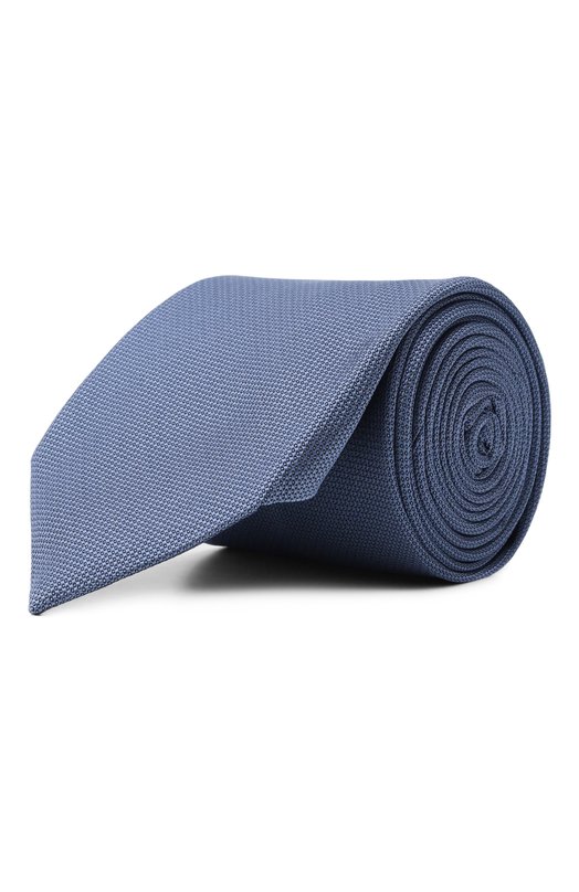Шелковый галстук Corneliani 26U302-2620302 Синий 26U302-2620302