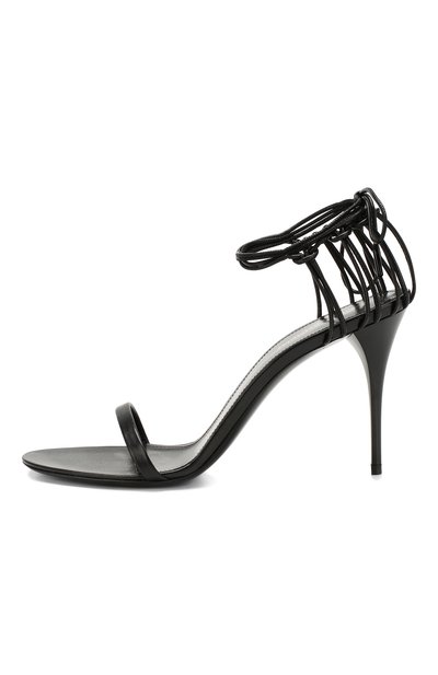 Кожаные босоножки lexi SAINT LAURENT, арт. 606493/1N800, фото 3