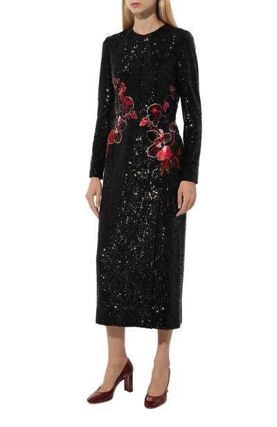 Платье с отделкой пайетками ELIE SAAB, арт. D0290E, фото 3