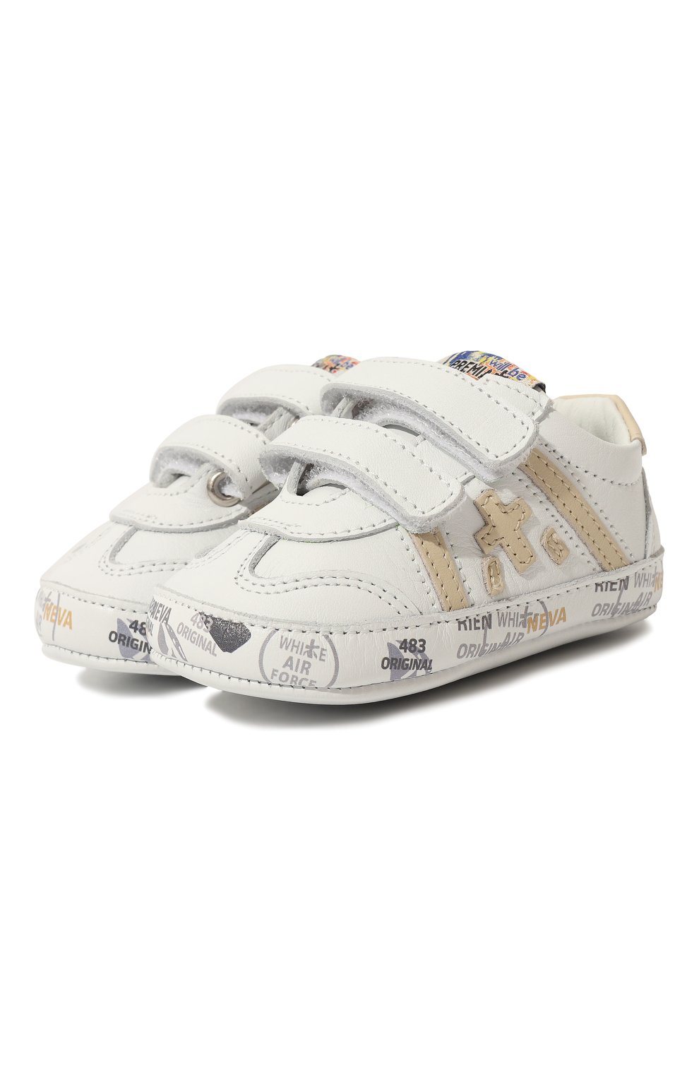 Кожаные кеды PREMIATA WILL BE белого цвета по цене 16450 руб., арт. 18CU0022-V/16-19, фото 1 Кожаные кеды PREMIATA WILL BE, арт. 18CU0022-V/16-19, фото 1