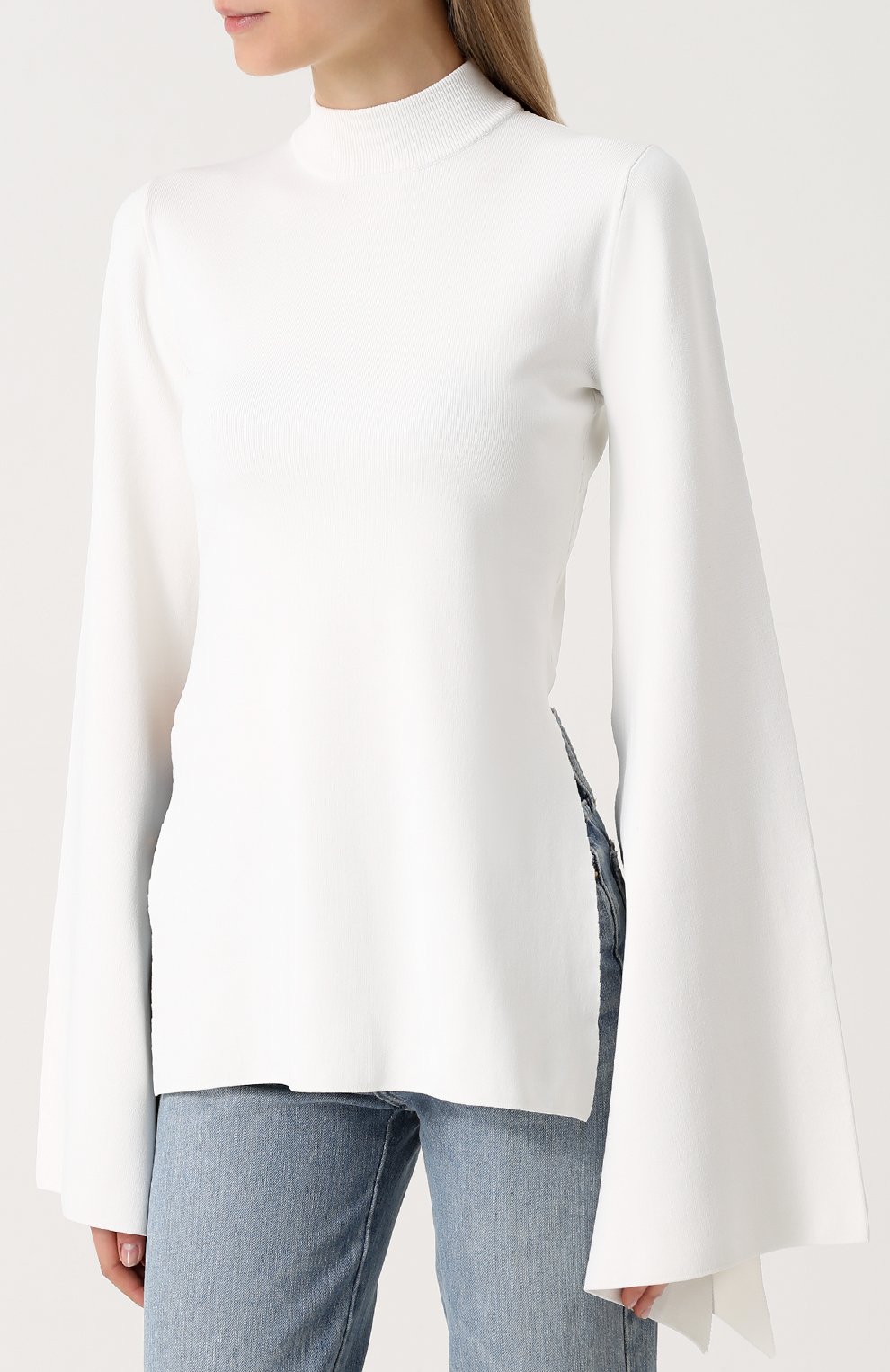 Свитер с воротником-стойкой и расклешенными рукавами SOLACE LONDON, арт. 0S1610, фото 3