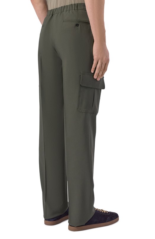 Шерстяные брюки-карго MVST M26.CSM.T412/940 Хаки  M26.CSM.T412/940 Фото 4